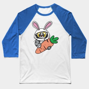 Bunny Cat Baseball T-Shirt